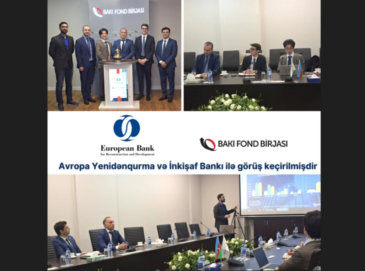 Обсуждено активное участие EBRD на рынке капитала в Азербайджане