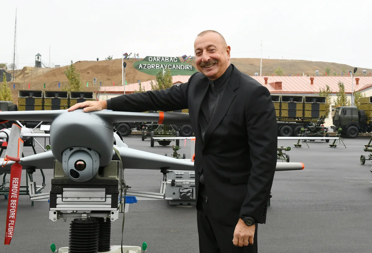 New military unit in Jabrayil equipped with Harop and Raven UCAVs