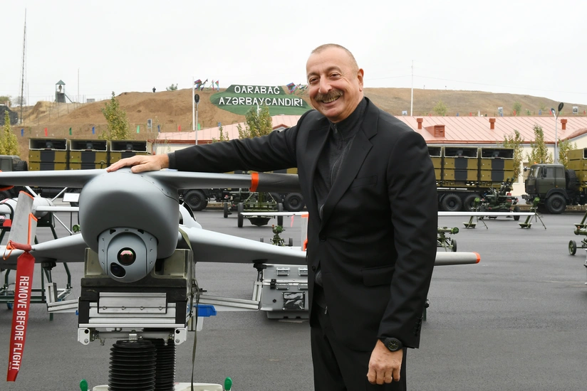 New military unit in Jabrayil equipped with Harop and Raven UCAVs