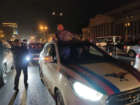 В Баку празднуют победу Азербайджана над Арменией