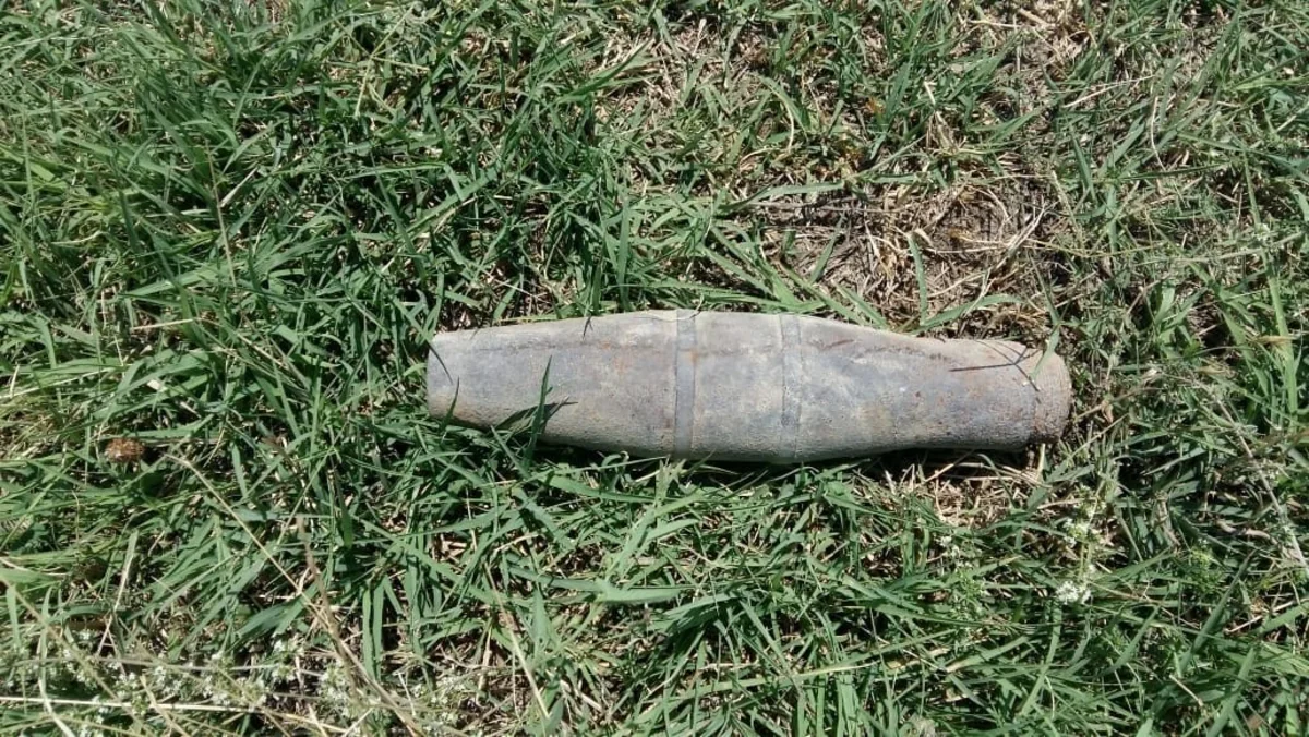 Samuxda 1 ədəd top mərmisi tapılıb