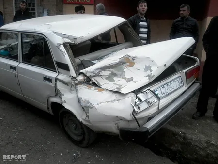 Lənkəranda zəncirvari qəza olub, xəsarət alanlar var - FOTO