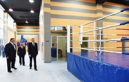 President Ilham Aliyev opens Aghjabadi Olympic Sports Complex