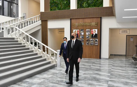 İlham Əliyev Şağan Reabilitasiya Pansionatının açılışında iştirak edib