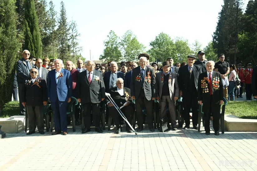 Gəncədə faşizm üzərində qələbənin 74-cü ildönümü qeyd olunub - FOTO
