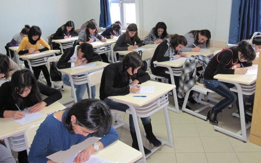 Azərbaycan dili fənni üzrə test imtahanı yekunlaşıb