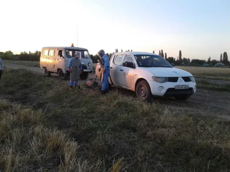 Tərtərdə top mərmisi aşkarlanıb - FOTO