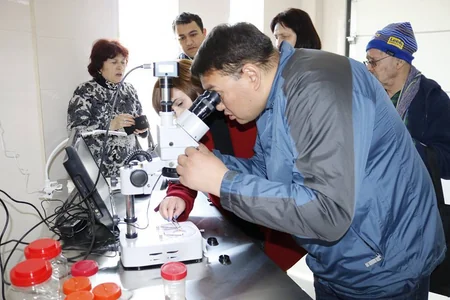 CAREC ölkələrinin nümayəndələri Gürcüstan-Azərbaycan sərhədindəki gömrük məntəqəsi ilə tanış olublar - FOTOLAR