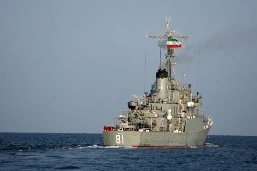 Иранский военный корабль потерпел крушение в Каспийском море