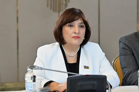 Sahibə Qafarova Astanada Şimali Kipr Türk Cümhuriyyəti Məclisinin sədri ilə görüşüb