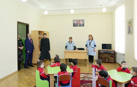 Birinci vitse-prezident Pirşağıda 226 saylı körpələr evi-uşaq bağçasının açılışını edib