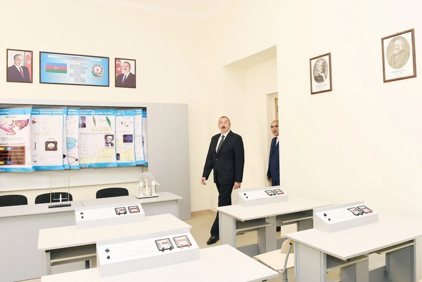 Bakıdakı 2 nömrəli texniki-humanitar liseyin binası əsaslı təmir edilib - YENİLƏNİB