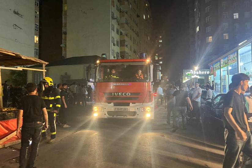Abşeronda yaşayış binasında partlayış olub, xəsarət alanlar var