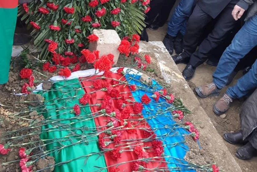 Qarabağ qazisi dəfn olundu