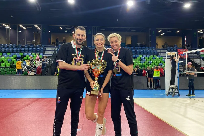 Azərbaycan voleybolçusu Macarıstan Kubokunun qalibi olub