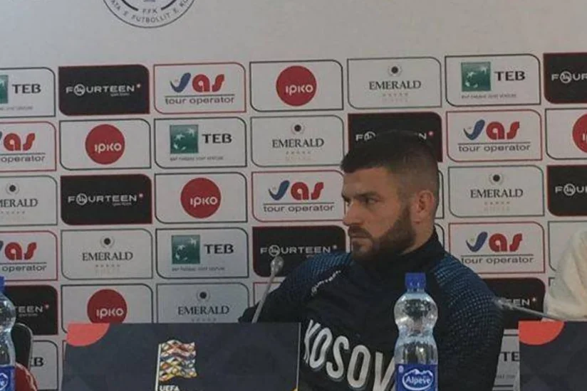 Kosovolu futbolçu: Hər iki komanda qələbə üçün əlindən gələni edəcək