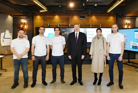 Prezident İlham Əliyev Bakıda Elektron Hökumətin İnkişafı Mərkəzinin inzibati binasının açılışında iştirak edib - YENİLƏNİB