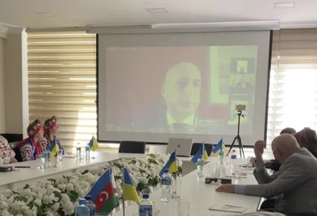 Bakı Beynəlxalq Multikulturalizm Mərkəzində Zəfər Gününə həsr olunan videokonfrans keçirilib