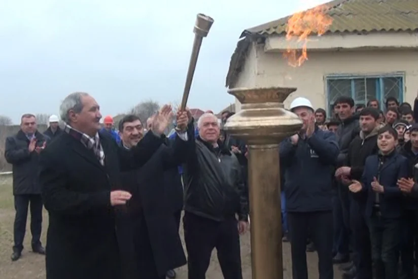 Salyan və Tovuz rayonlarının daha iki kəndinə qaz verilib