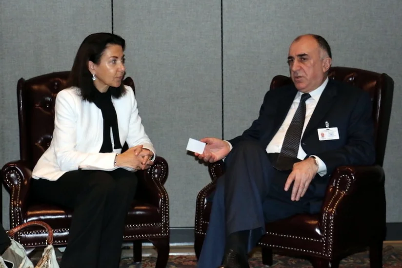 Elmar Məmmədyarov BMT Təhlükəsizlik Şurasının Terrorçuluğa qarşı Mübarizə Komitəsinin rəhbəri ilə görüşüb