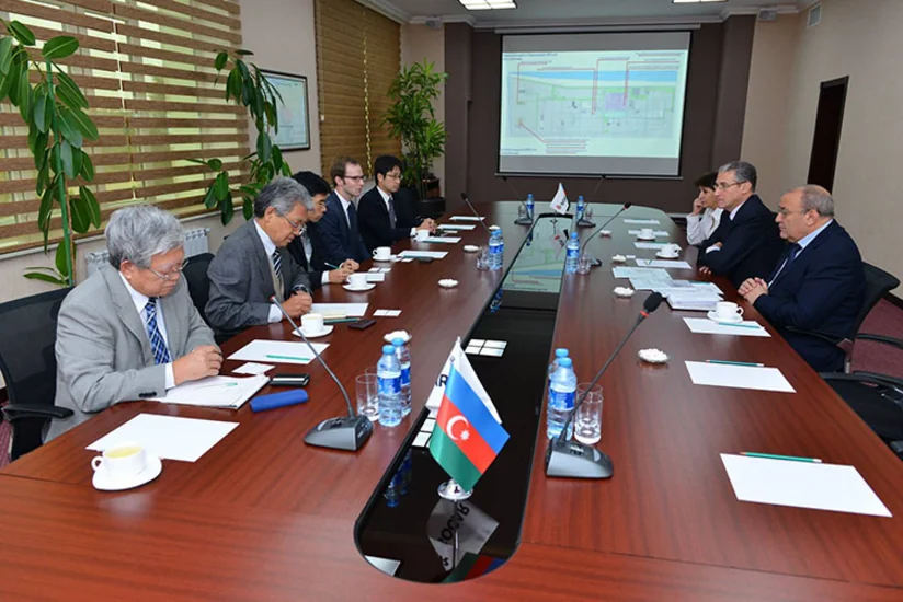 “Azərikimya”da Hitachi şirkətinin nümayəndə heyəti ilə görüş keçirilib