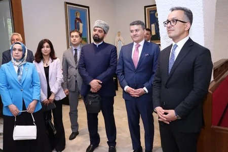 Ramin Məmmədov Almaniya Müsəlmanları Mərkəzi Şurasının sədri ilə görüşüb
