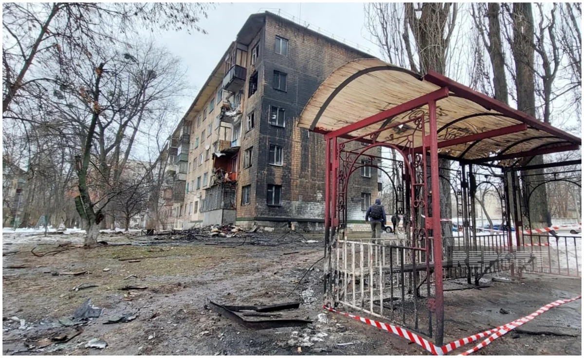 Kyiv again comes under massive rocket fire