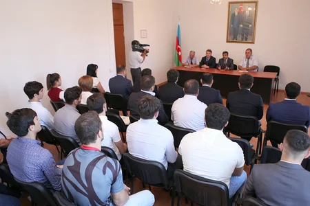 Avropa çempionatından qayıdan cüdo üzrə Azərbaycan millisi ilə görüş keçirilib