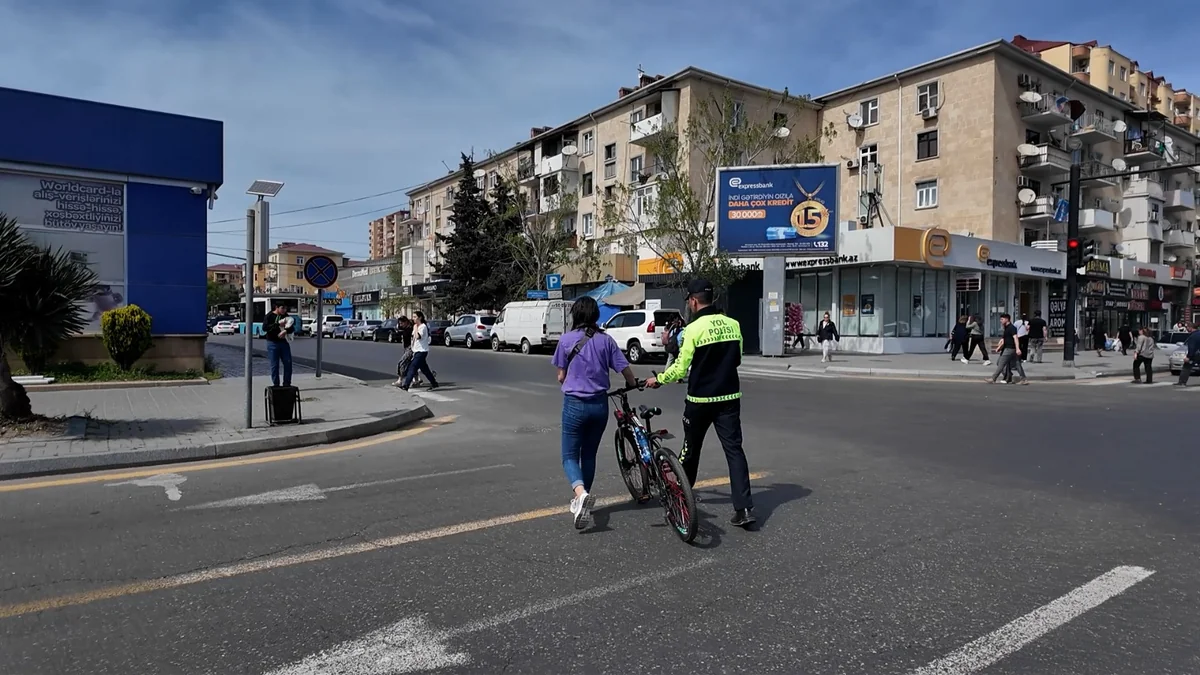 Yol hərəkəti qaydalarını pozan 196 piyada haqqında inzibati protokol tətbiq olunub