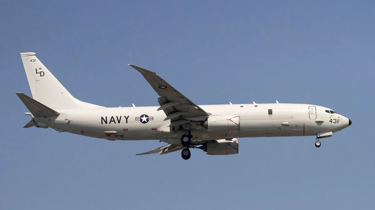 Американский самолет Poseidon пересек Тайваньский пролив