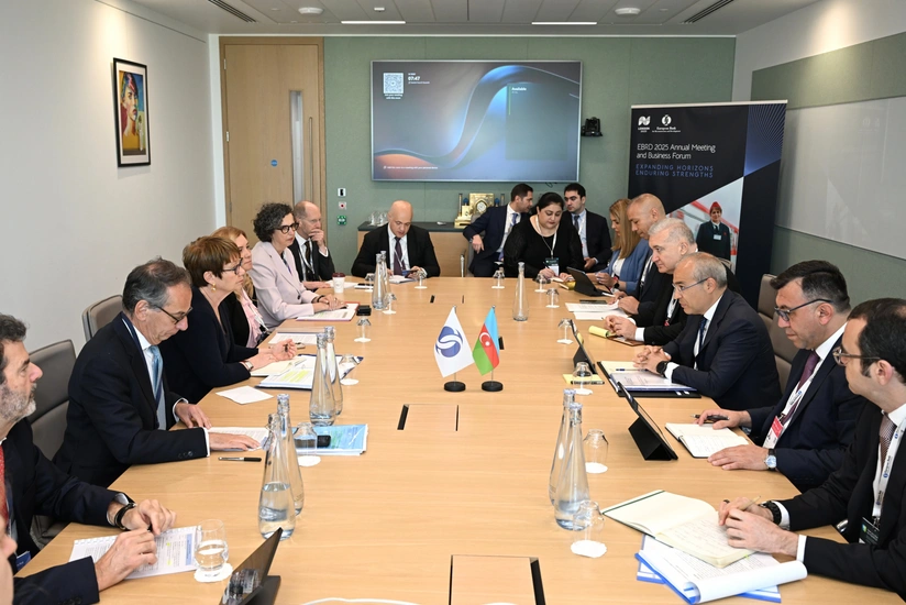 Azərbaycan ilə EBRD arasında “yaşıl enerji” barədə müzakirələr aparılıb
