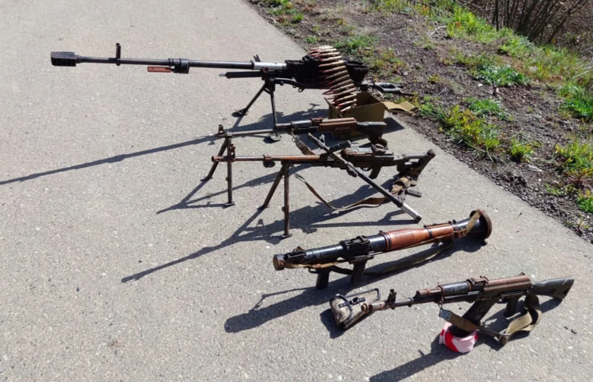 Ağdərədə odlu silahlar aşkarlanıb