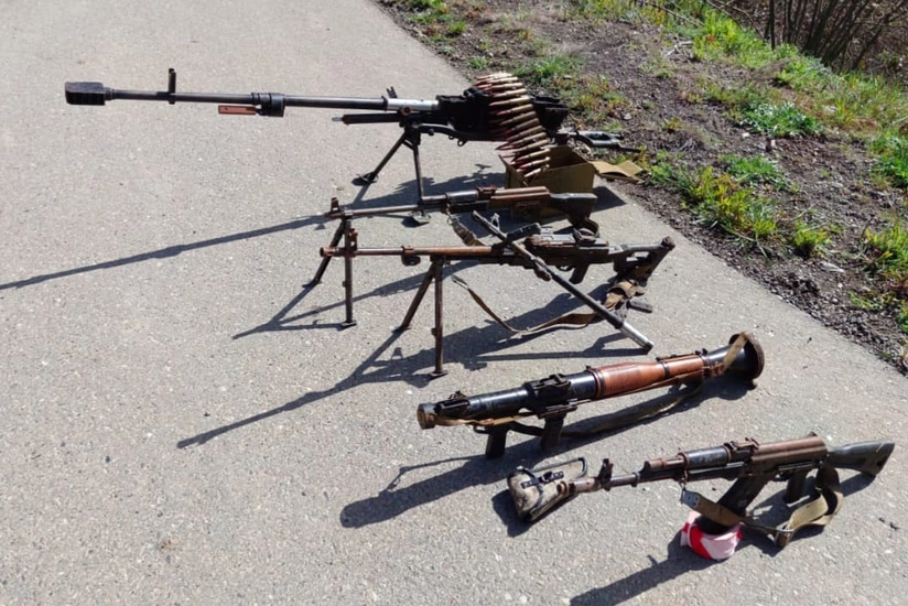 Ağdərədə odlu silahlar aşkarlanıb