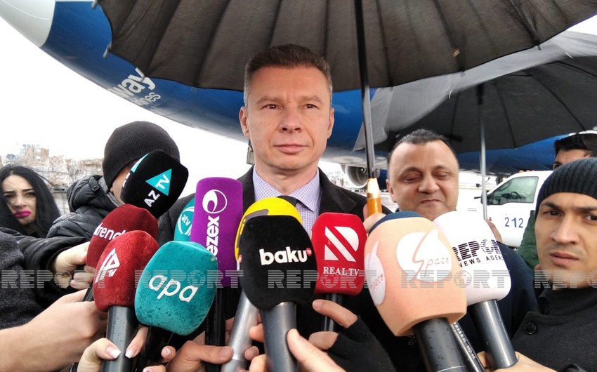 Ukrayna səfiri Azərbaycana təşəkkür edib