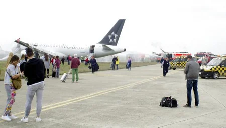 Fire engine cause emergency landing Turkish Airlines' plane - VIDEO