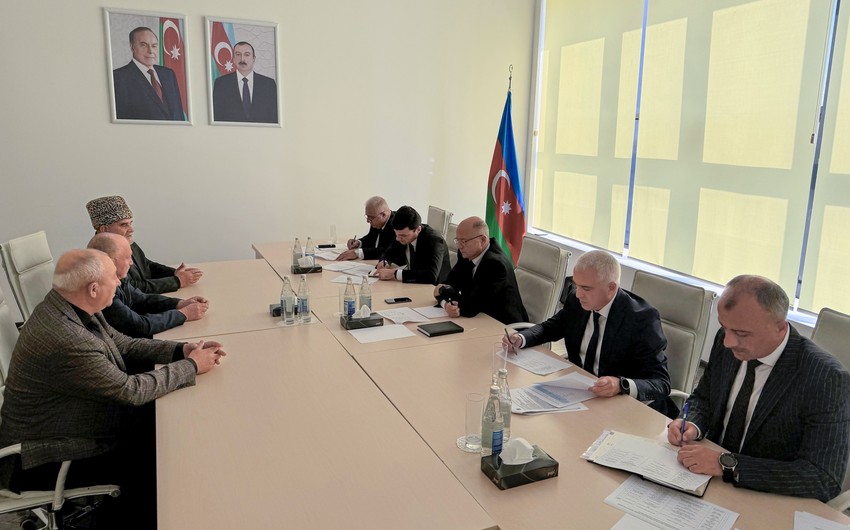 Pərviz Şahbazov Sabirabadda vətəndaşları qəbul edib