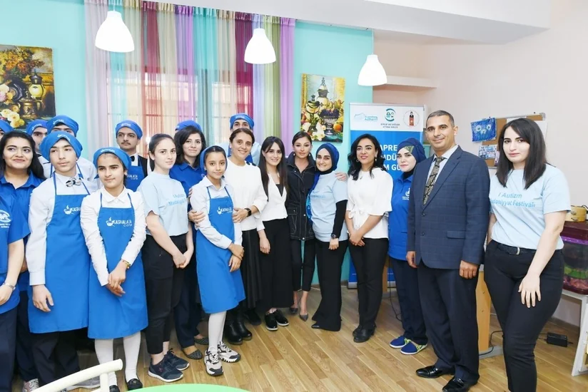 Mehriban Əliyeva Bakıdakı Autizm sindromlu uşaqlar üçün reabilitasiya Mərkəzini ziyarət edib