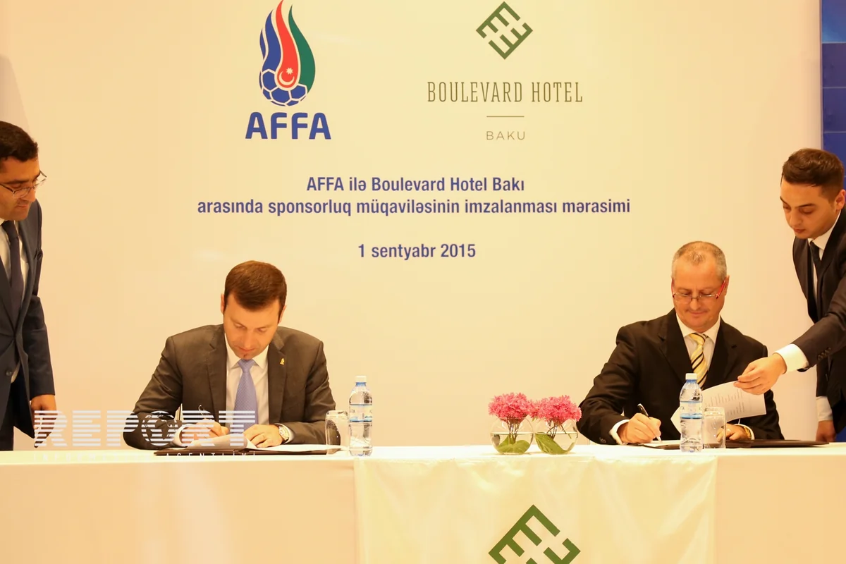 ​AFFA yeni sponsorluq müqaviləsi imzalayıb - FOTO
