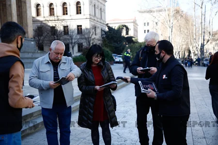 Tbilisidə Xocalı soyqırımı ilə bağlı məlumatlandırma aksiyası keçirilib