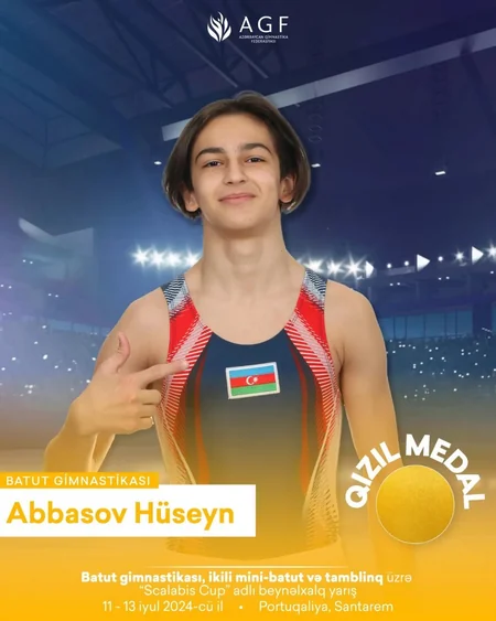 Azərbaycan gimnastları Portuqaliyada 8 medal qazanıblar