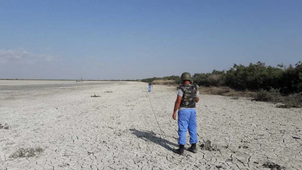 Biləsuvarda 2 ədəd partlamamış hərbi sursat aşkar olunub