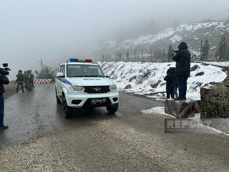 Bu gün Xankəndi-Laçın yolunda sülhməramlıların 64 avtomobili maneəsiz keçib - YENİLƏNİB-11