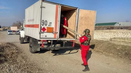 Bakı-Qazax yolunda raket tapıldı