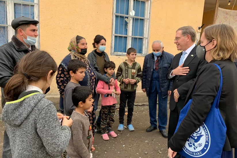 ABŞ səfiri Tərtərə səfər edib