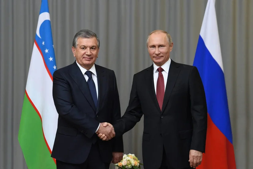 Путин поздравил Мирзиёева с убедительной победой на выборах