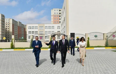 President Ilham Aliyev inaugurated Gobu Park-2 residential complex for IDPs in Garadagh district