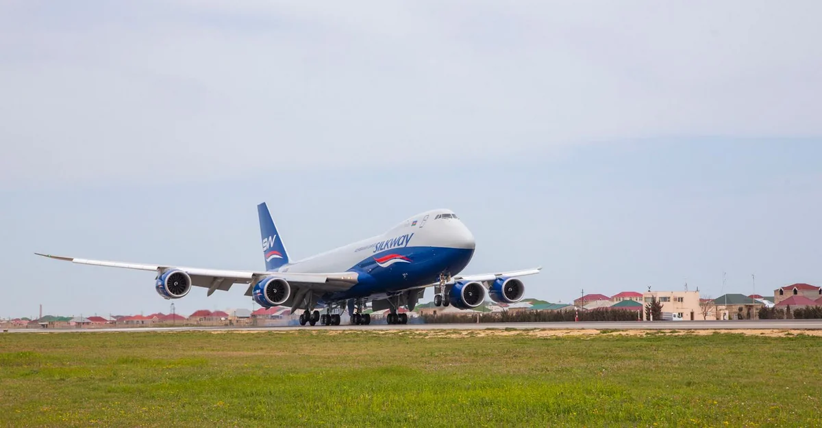 New Boeing 747-8F brought to Azerbaijan