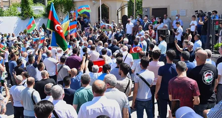 Kiyevdə Azərbaycan Ordusuna dəstək aksiyası