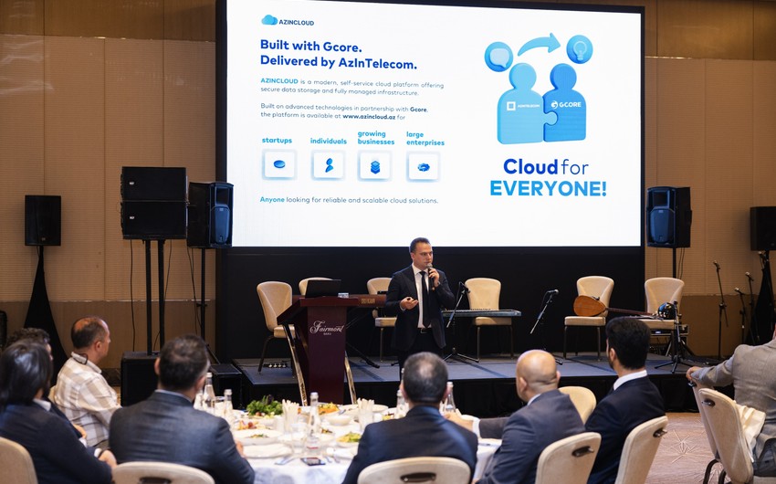 “AzInTelecom” “Gcore” şirkəti ilə birgə “AzInCloud” platformasını təqdim edib