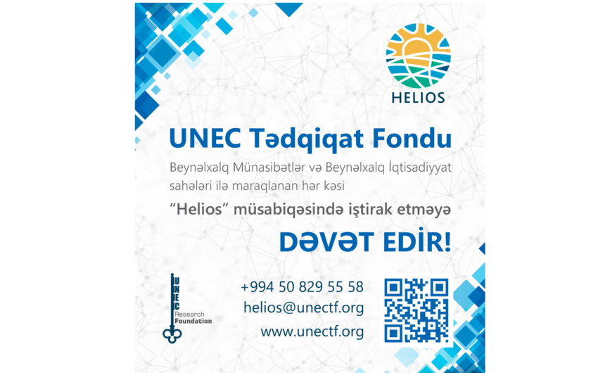 UNEC Research Foundation – “Helios” organizes competition for development of expert base of Azerbaijan